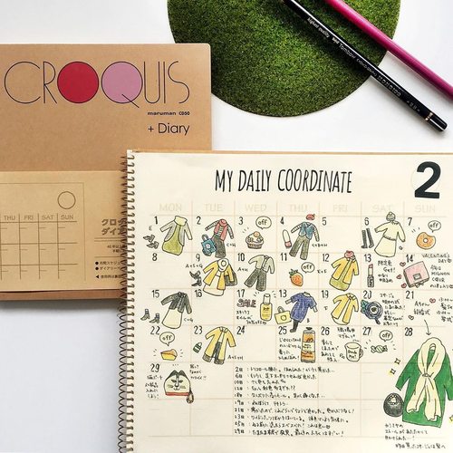 素描maruman淡彩本日本满乐文