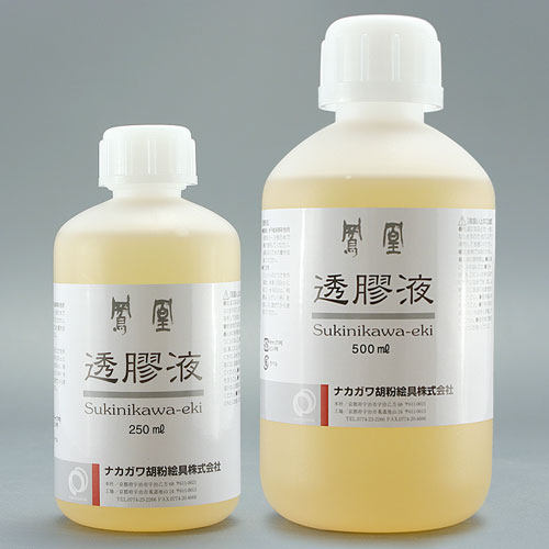 中川凤凰胶液矾水国画工笔明胶