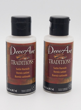 美国DECOART丙烯颜料traditions亚克力辅料缓干剂底剂透明保护剂