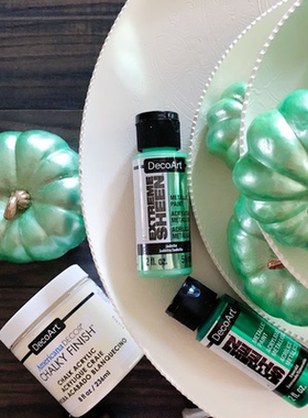 美国进口DA超亮金属色丙烯颜料Extreme Sheen系列镜面效果DecoArt