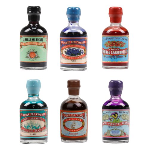 法国J.HERBIN350周年彩色墨水