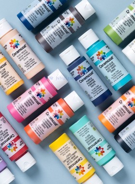 CE02483~2527美国Ceramcoat哑光亚克力丙烯香薰石膏积木手工颜料