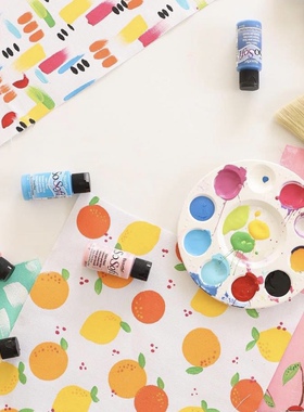 美国Decoart SOSOFT布用纺织颜料丙烯DSS金银色媒介棉麻布包改造