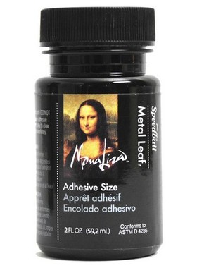 美国speedball蒙娜丽莎 金箔胶水粘合剂复古媒介