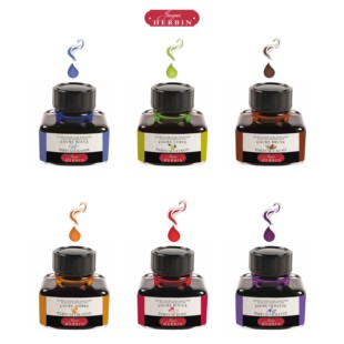 法国Jacques HERBIN 花香书写墨水 6色可选10ml/30ml