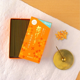 日本龟山花景色系列线香金木犀白檀蔷薇线香家用净化空气香熏舒缓