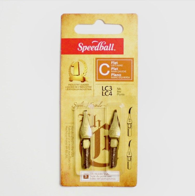 美国speedball Hunt 英文书法 钢笔多种字体笔尖组合装