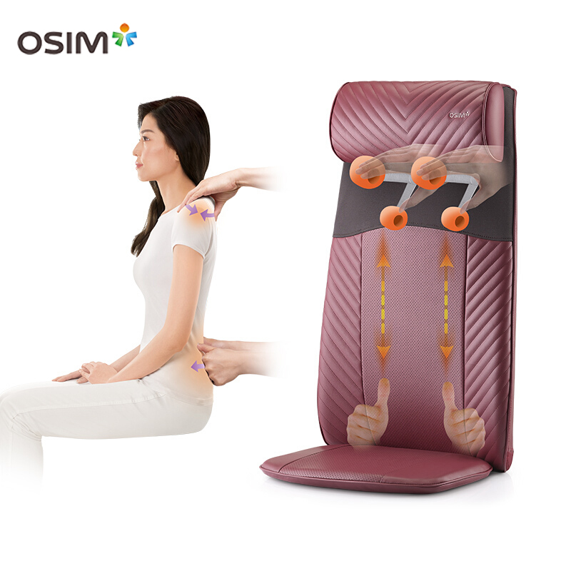 OSIM傲胜3D捶打颈椎腰背部按摩垫肩颈推压抓捏按摩靠垫260系列