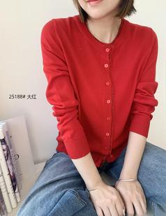 衣 圆领套头格雷系叠穿外搭天丝针织衫 奥斯飞尔2026春季 新款