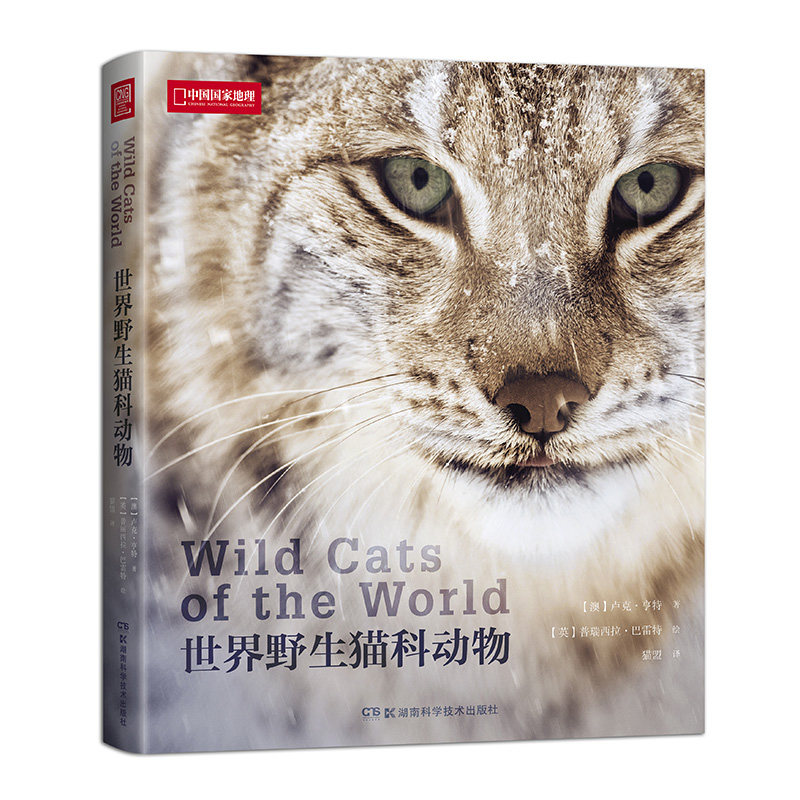 世界野生猫科动物 猫盟cfca推荐 百科全书 野生哺乳动物猫科动物品种大全图鉴图片书籍