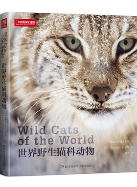 世界野生猫科动物 猫盟cfca推荐 百科全书 野生哺乳动物猫科动物品种大全图鉴图片书籍