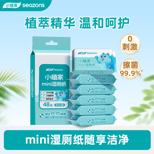 便携迷你湿厕纸小包手纸巾