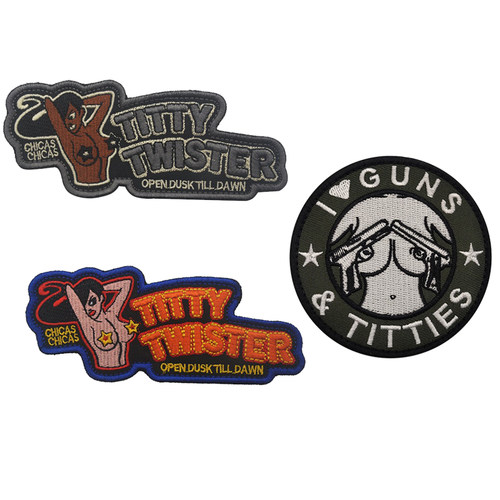 TITTYTWISTER扭扭机棒球服胸章