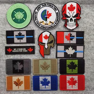 户外背包加拿大夜光魔术贴章