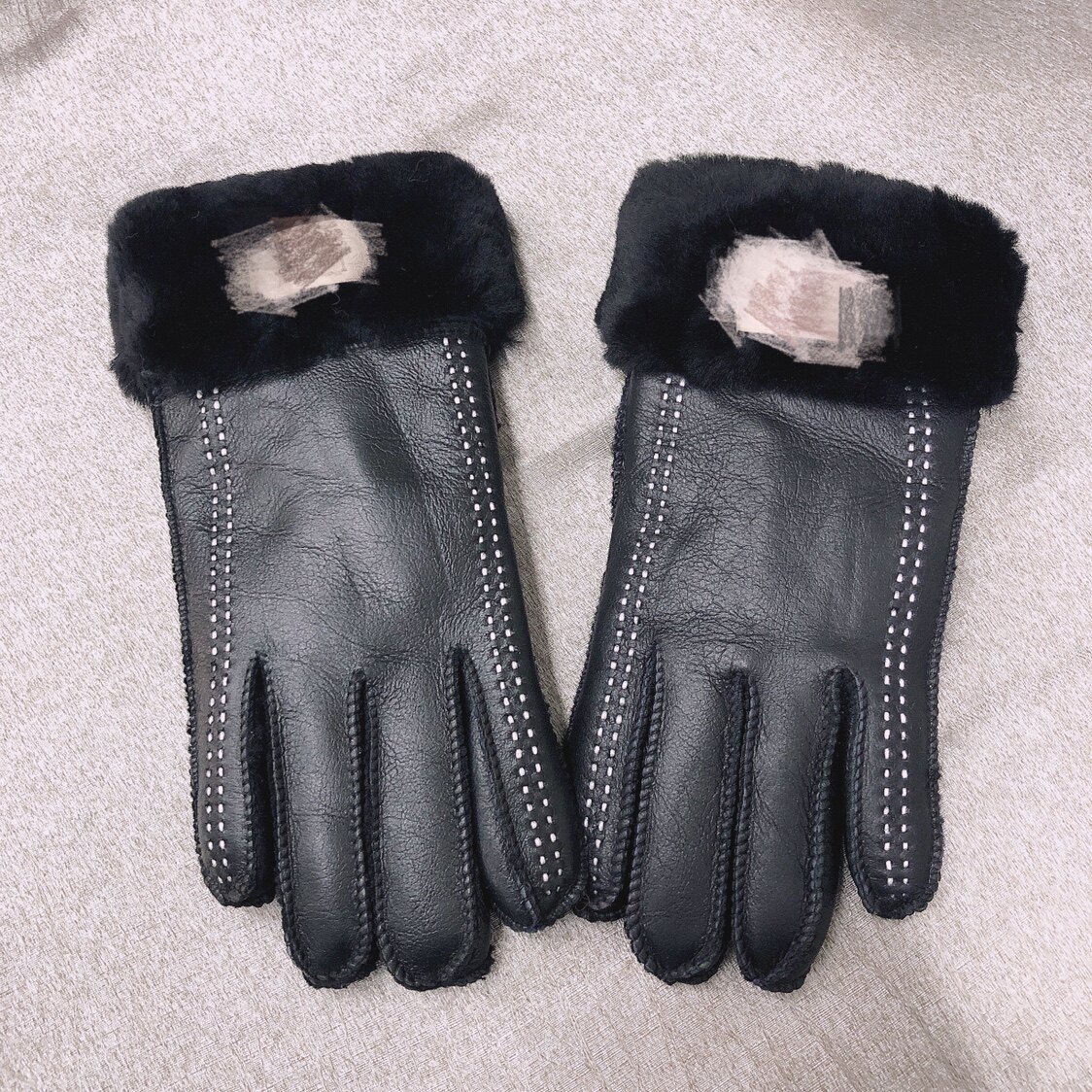 冬季加厚羊皮毛一体男女士手套柔手套