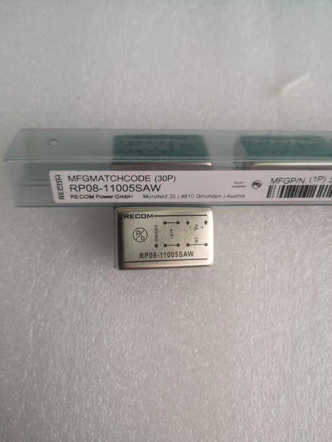 RP08-11005SAW  RECOM直流转换器   现货实拍图，当天发货