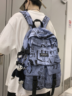 黑科技书包豪华搞笑泫雅风森系中学生男款女运动背电脑两用式休闲