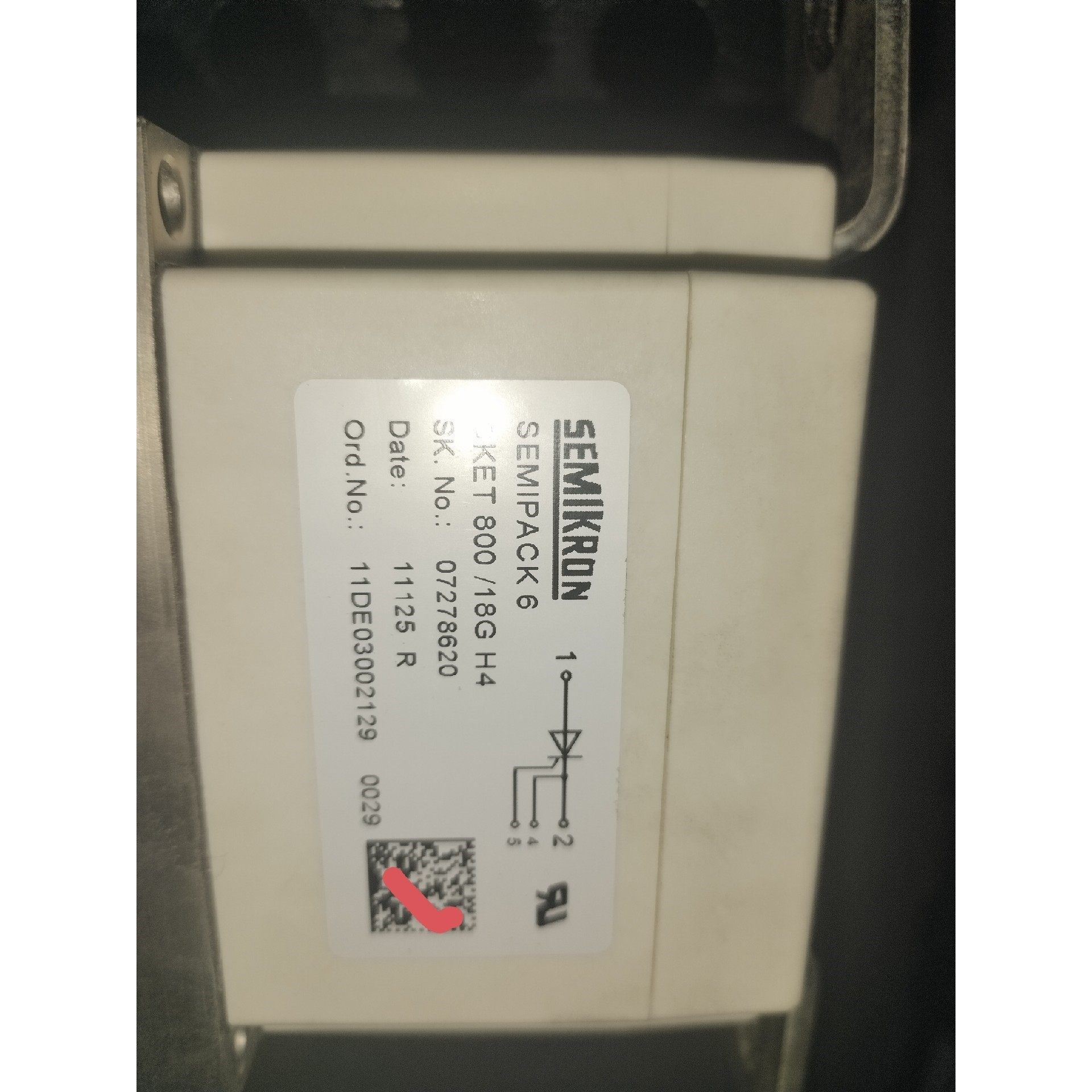 维修指导西门康可控硅sket800/18gh4,拆机良品8只.议价议详询