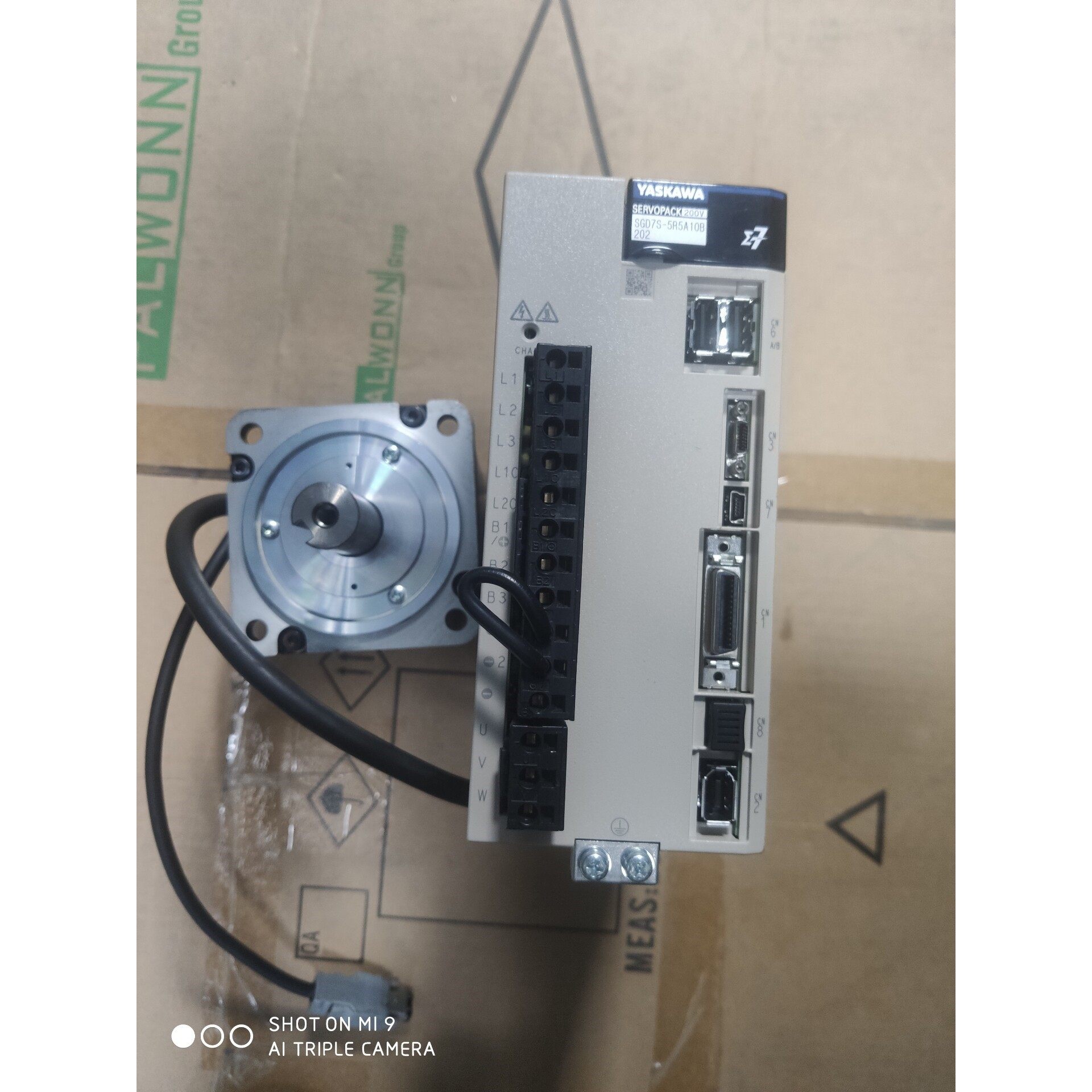 维修指导安川7系750伺服套装、驱动器SGD7S-5R5A10B20详询