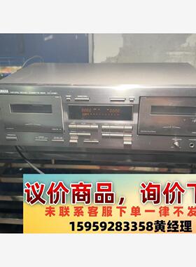 雅马哈YAMAHA+KX-W321卡座录音机，双卡旋转磁头，议价下单