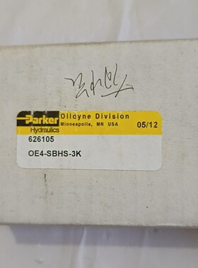 parker 派克 OE4－SBHS－3K  626105议价下单