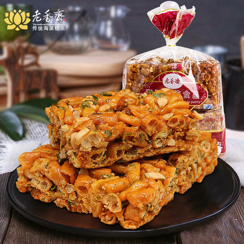 上海特产老香斋核桃一口香葱香糕点心小吃食品 - 封面