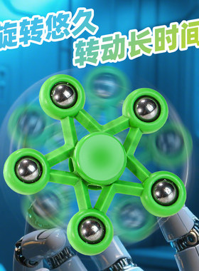 炫彩新款儿童五钢珠指尖陀螺学生五角星指间陀镙益智减压学习礼物