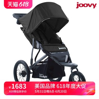 美国JOOVY ZOOM360三轮婴儿推车高景观避震可坐躺折叠慢跑婴儿车