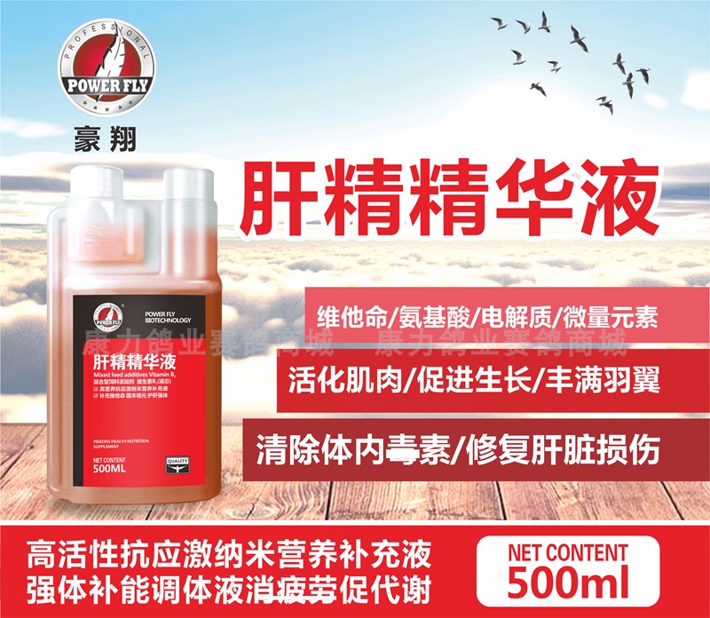 豪翔鸽药肝精精华液鸽子常见病肝排毒强保健电解质调理鸽子药大全