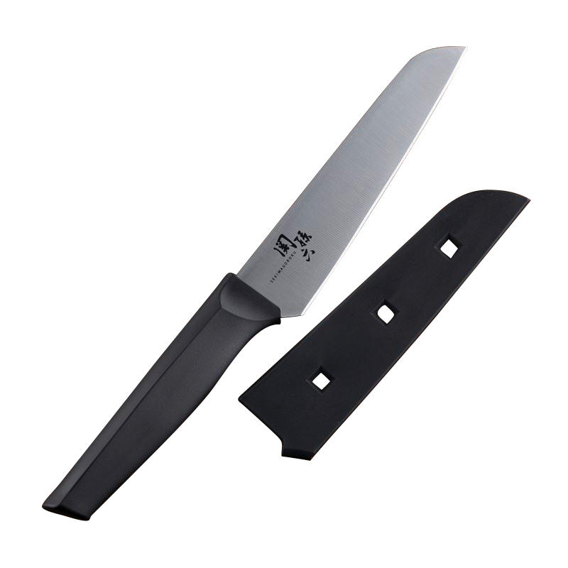日本原装KAI贝印关孙六小三德家用日式小型瓜果切菜水果刀套120mm