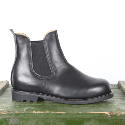 高帮休闲皮鞋潜艇靴中老年马丁靴