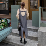 现货！数据好韩版小衫+连衣裙两件套套装159-0961P135K188，女装套装/套裙，浙宝159