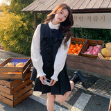 新款！白色衬衫+亮片毛呢裙两件套装159-740P165K248，女装套装/套裙，浙宝159