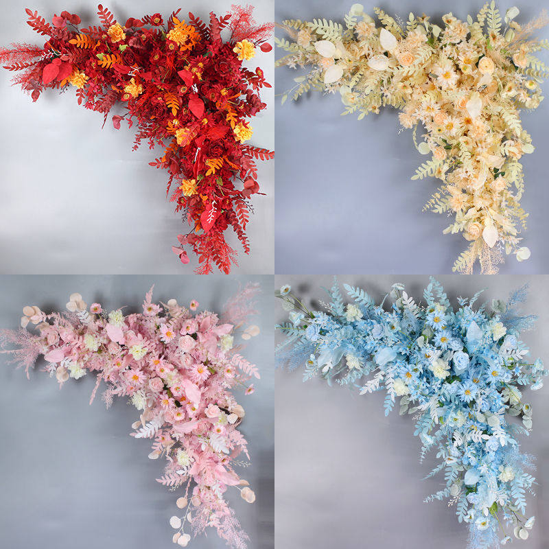 婚庆舞台背景装饰仿真花艺婚礼布置背景长条花木桩门亭拐角绢花排,节庆用品/礼品,婚庆绢花,淘宝优惠券,粉丝福利购,淘宝优惠卷