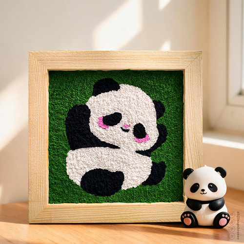 纸浆画手工diy材料包画数字油画