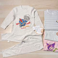 男女宝嘉超柔软长绒棉舒绒秋衣套装 吸汗 舒适 全棉0913