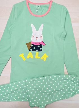 B03小袋鼠来卡套装5166中大童秋衣秋裤套装125-180