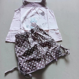 B61丽小兔子吊带套装 5995