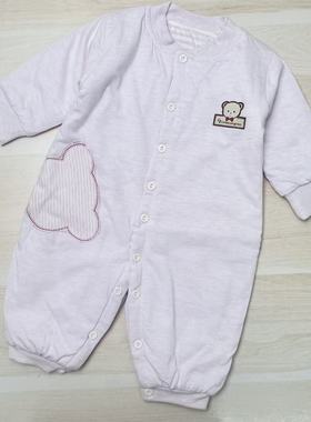 B512小龙人冬款男女宝宝薄棉闭裆连体衣 哈衣7067 80-100偏小