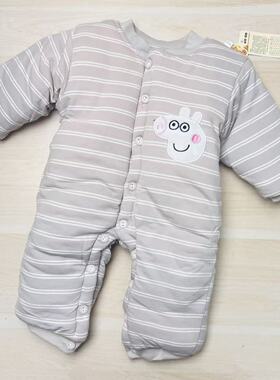 B511冬款加厚宝宝连体衣 外出棉衣 码子偏小  看衣长