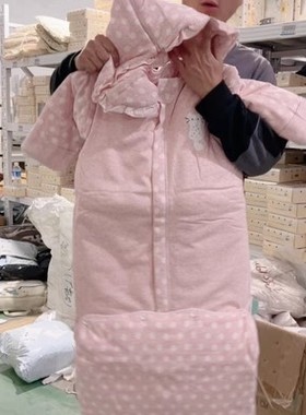 B06钓鱼猫加长加厚可脱胆脱袖睡袋2964