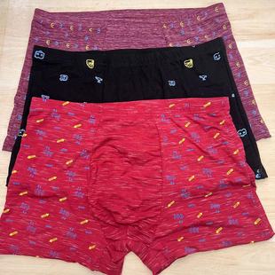 图案随机 四条装 5034 内裤 A11纯棉莱卡男士