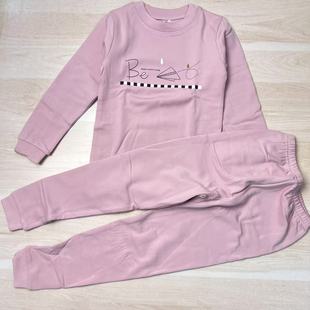 180 130 B01快乐都凯丝绒大童秋衣套装 5165