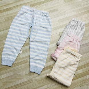 0906 偏小一个码 B111福利纯棉宝宝开裆小秋裤 两条装