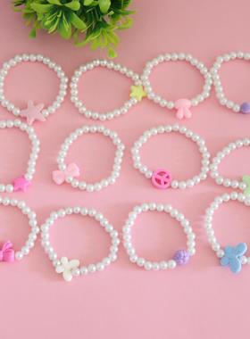 新款儿童仿珍珠手链幼儿园