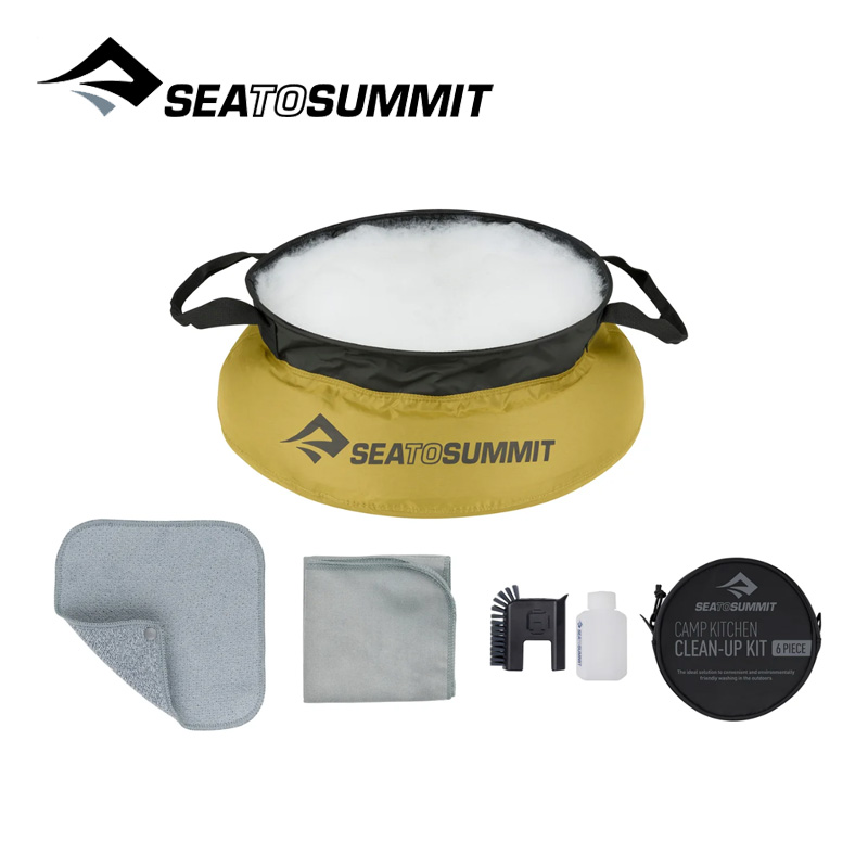 SEATOSUMMIT户外野餐可折叠水桶 露营旅行登山餐具清洁工具套装
