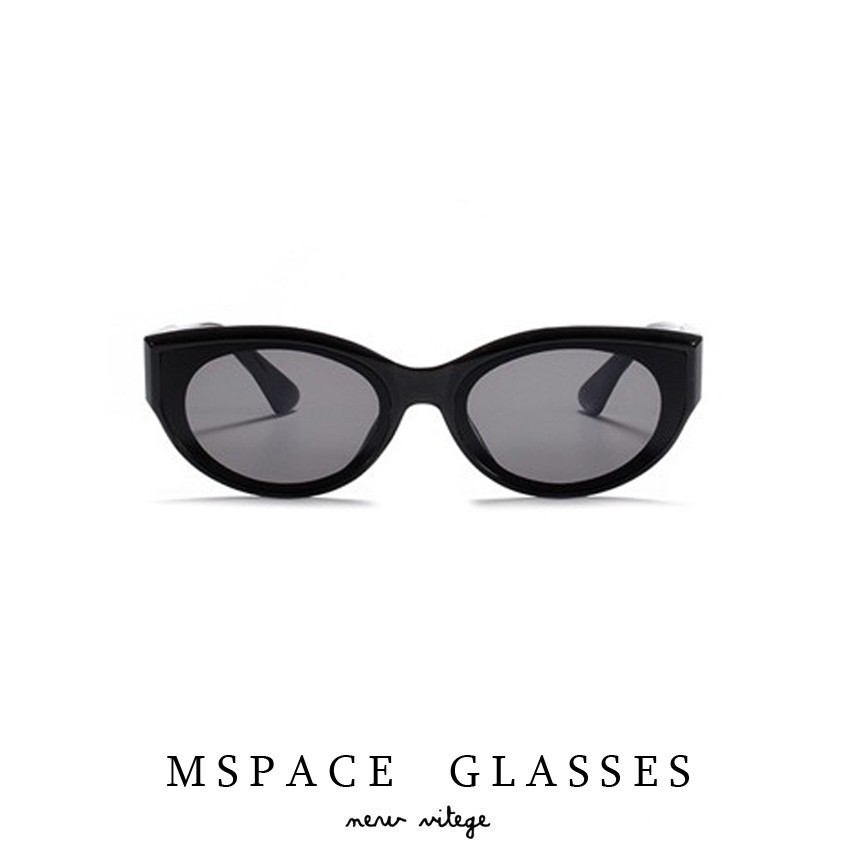 mspace2024彩色拼接镜片欧美潮流太阳镜女猫眼复古墨镜街拍走秀潮