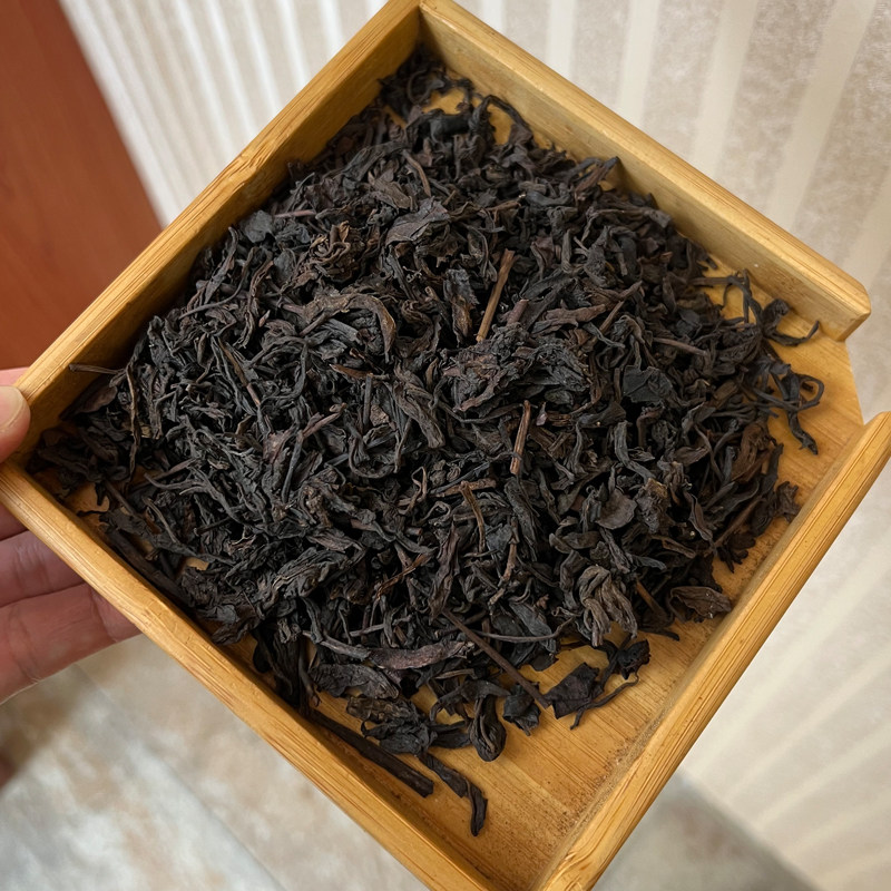 80年代农家茶槟榔香木香型六堡茶老茶陈旧传统工艺50克