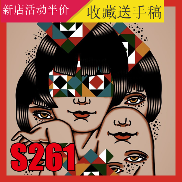 另类oldschool风格纹身刺青手稿图案骷髅人物玫瑰鹰满背花臂素材