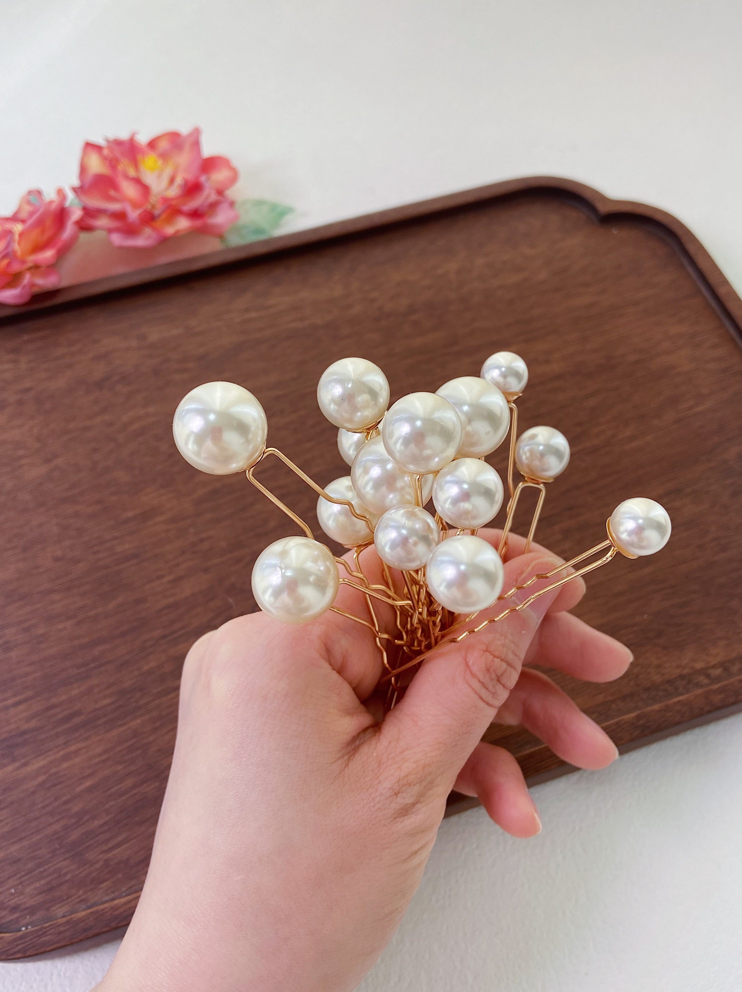 【16支仿珍珠发钗】汉服唐风发饰发簪子点缀头饰中国风古风古装,模玩/动漫/周边/娃圈三坑/桌游,古风/国风配饰,淘宝优惠券,粉丝福利购,淘宝优惠卷